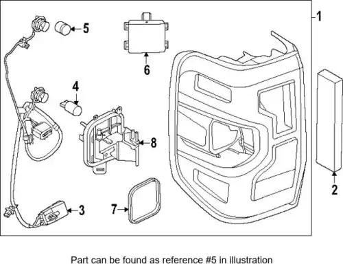 Автолампа FORD 5N2Z13466B