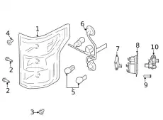 Автолампа FORD JL3Z13466F