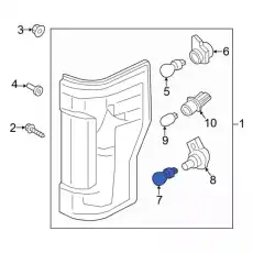 Автолампа FORD JL3Z13466G