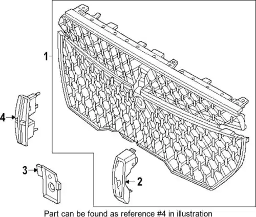 EMBLEM ASY - RADIATOR GRILLE R2TZ8213AA FORD