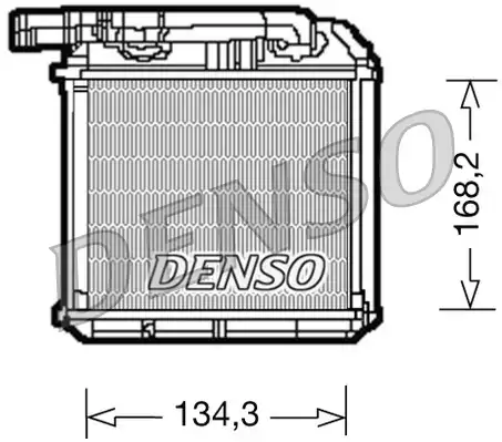 Радиатор печки DENSO DRR28001