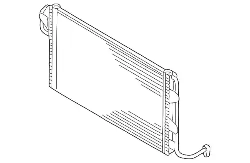 Радиатор кондиционера (конденсатор) VAG 1C0820413F