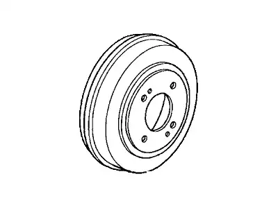 BRAKE DRUM 42610-S6A-G00 HONDA