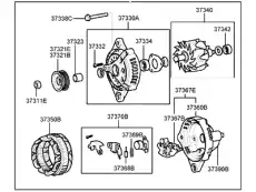 генератор Hyun 37300-37110 HYUNDAI