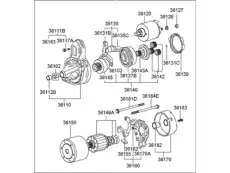 Стартер HYUNDAI / KIA 3610037210