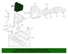 Воздушный фильтр 28113-2M010 HYUNDAI