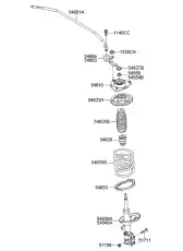 ПРУЖИНА ПОДВЕСКИ 546302F030 HYUNDAI