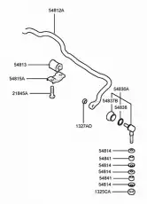 ВТУЛКАСТАБИЛИЗАТОРАMAGENTISOPTIMAFR992001 54813-38100 HYUNDAI