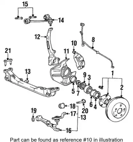 BRAKE CALIPER 47750-50063 TOYOTA / LEXUS