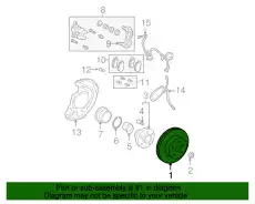 Тормозной диск TOYOTA / LEXUS 43512-48080