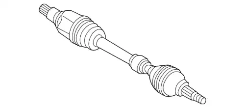 SHAFT(L),DRIVE FD80-25-600A MAZDA