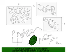 Тормозной диск MAZDA L15Y-26-251