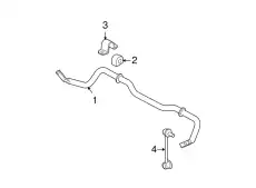 втулка стабилизатора переднего Mazd CC29-34-156A MAZDA