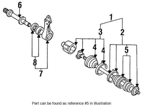 CV BOOT KIT MR222681 MITSUBISHI