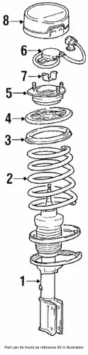 SPRINGS MB518160 MITSUBISHI