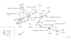 BRAKE CABLE 36531-46G00 NISSAN