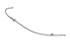 BRAKE CABLE 36531-F6000 NISSAN