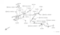 BRAKE CABLE 36531-42G16 NISSAN
