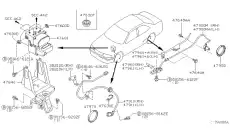 ABS SENSOR 47901-6M060 NISSAN