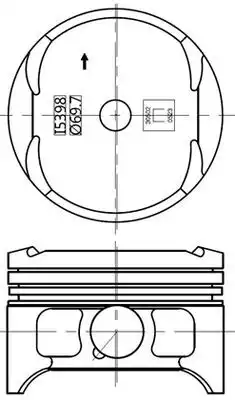 Поршень CHPS002783WL2050 IZUMI