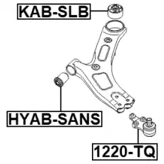 Шаровая опора FEBEST 1220-TQ