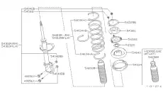 SPRINGS 54010-31U10 NISSAN