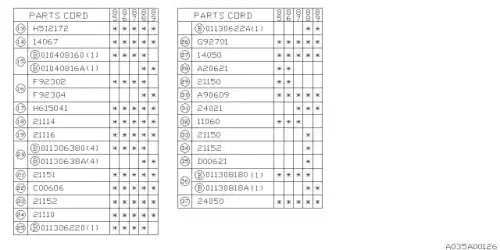 помпа Sub 21110-AA026 SUBARU