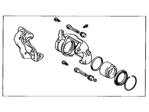Тормозной суппорт 47750-50030 TOYOTA / LEXUS