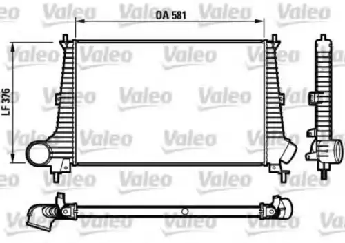 Интеркулер VALEO 817275