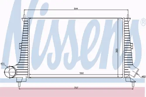 Интеркулер NISSENS 96891