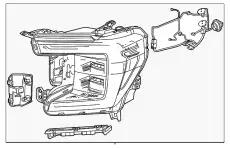 HEADLAMP 86546577 GM