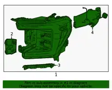 HEADLAMP 86546577 GM