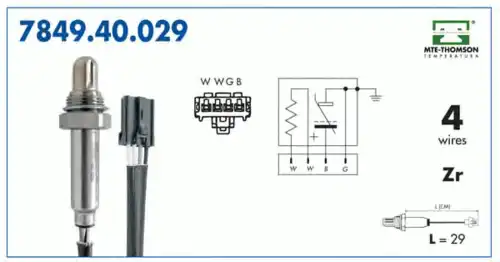 лямбда-зонд Mits 7849.40.029 MTE-THOMSON