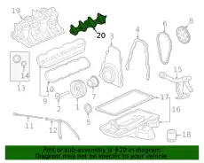 Прокладка коллектора GMC 89017367