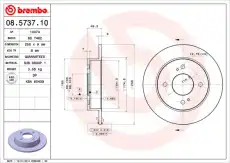 Тормозной диск BREMBO 08.5737.10