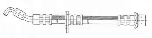 Тормозной шланг \TOYOTA 511438 CEF