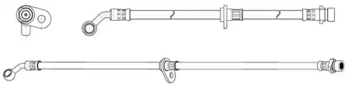 Тормозной шланг \HONDA 514553 CEF