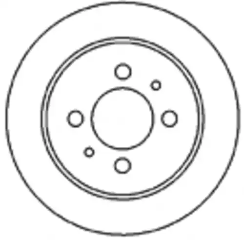 Тормозной диск MAPCO 25543