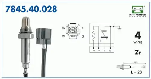 лямбда-зонд Hyun 7845.40.028 MTE-THOMSON