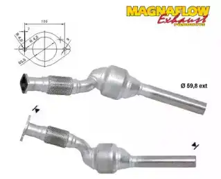 Катализатор \BM, RENAULT 76332D MAGNAFLOW