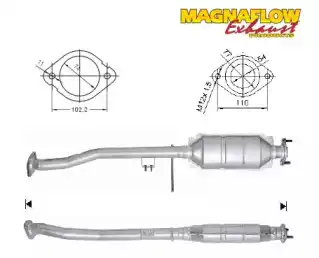 Катализатор \BM, FORD 72526D MAGNAFLOW