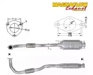 Катализатор \BM, CHRYSLER 71607D MAGNAFLOW