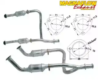 Катализатор \BM, LAND ROVER 84504 MAGNAFLOW