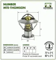 Термостат системы охлаждения MTE-THOMSON 261.87