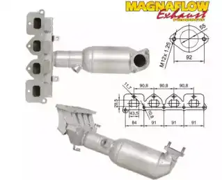 Катализатор \BM, HYUNDAI 83420 MAGNAFLOW