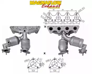Катализатор \BM, VAG 60202 MAGNAFLOW
