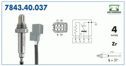 лямбда-зонд универсальный All 7843.40.037 MTE-THOMSON