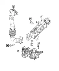 Прокладка глушителя DODGE 4893767AB