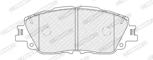 Тормозные колодки дисковые FERODO FDB5348