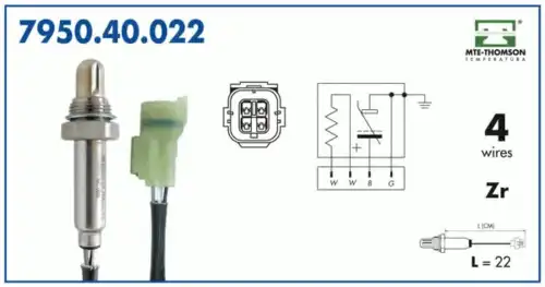 лямбда-зонд Suz 7950.40.022 MTE-THOMSON
